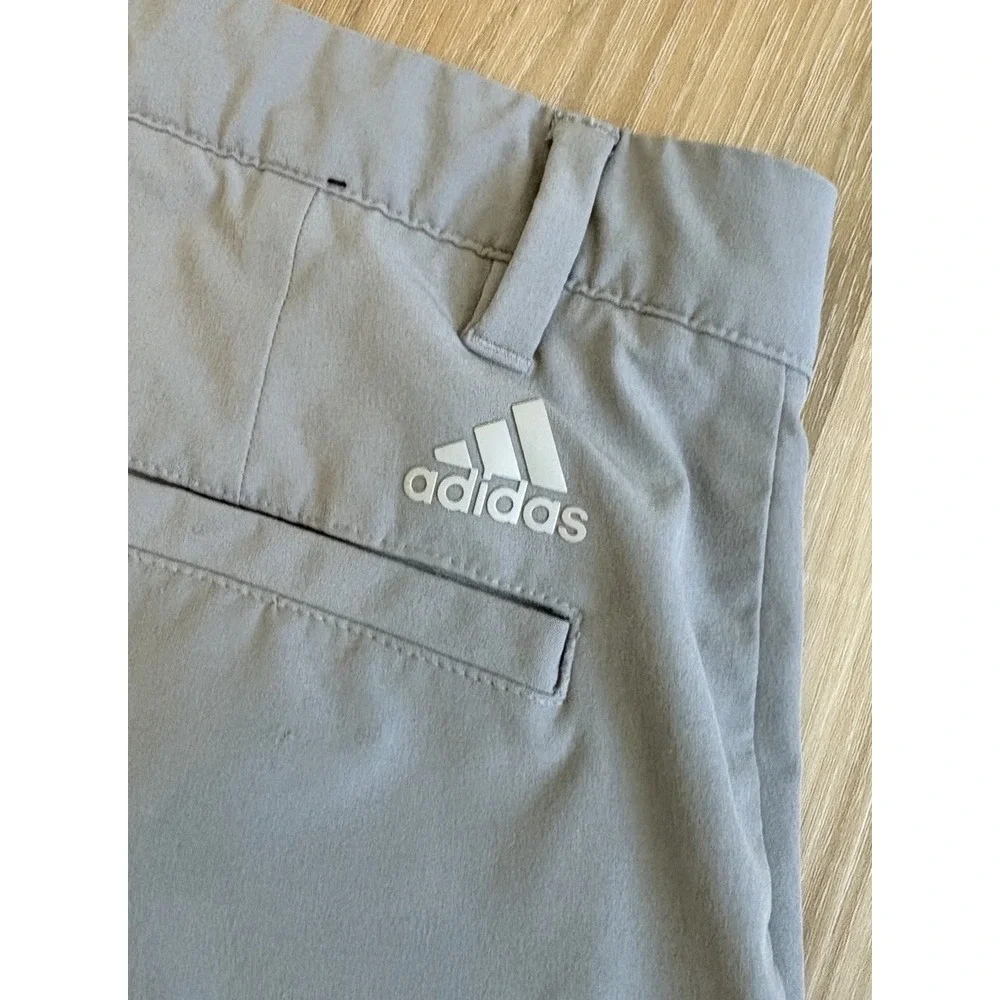 Adidas Mens Golf Shorts 365 Stretch‎ Waist Gray Performance 30 Inseam 10